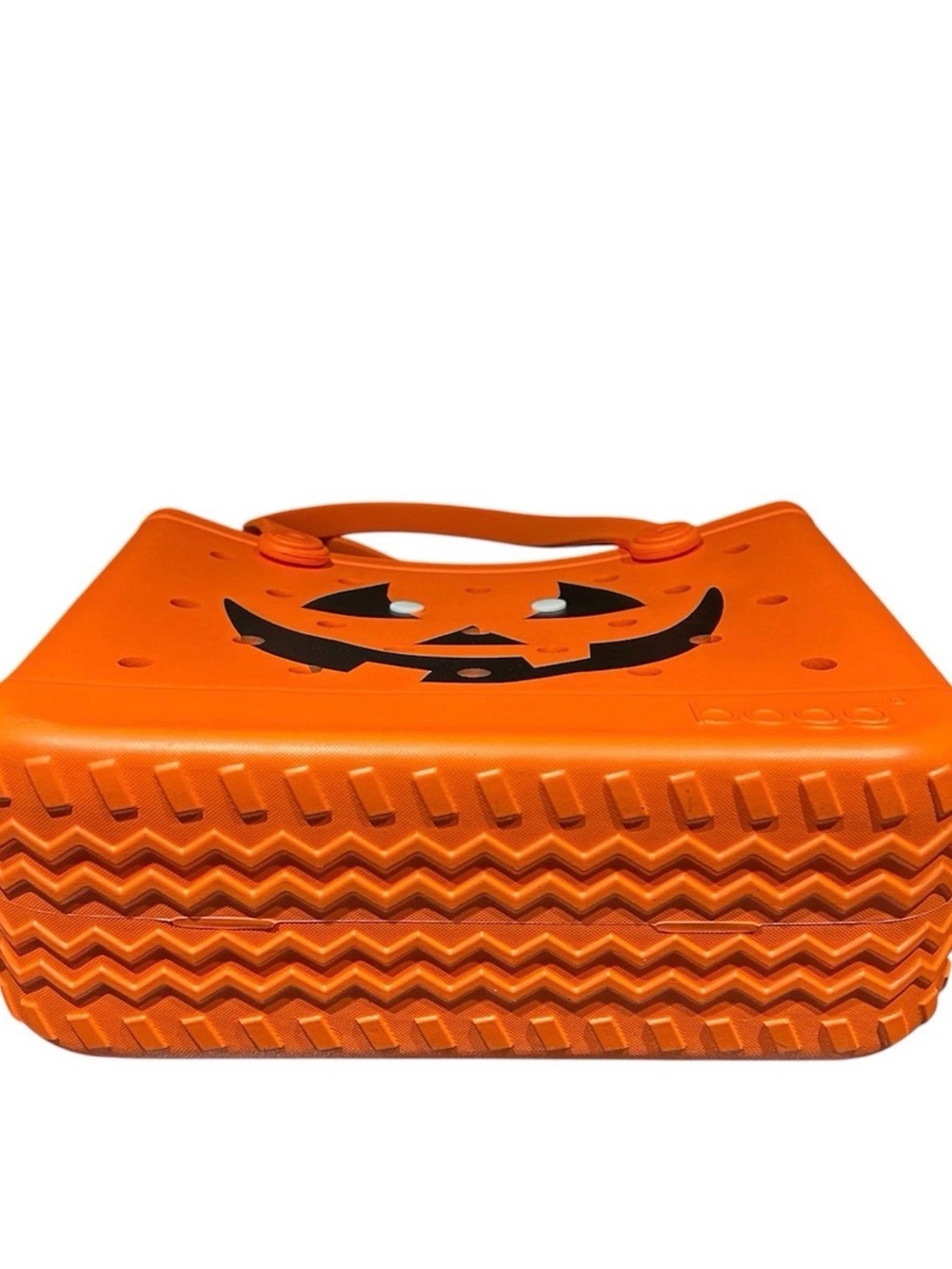 BOGG BAG Orange Pumpkin Face Tote - Picture 5 of 6